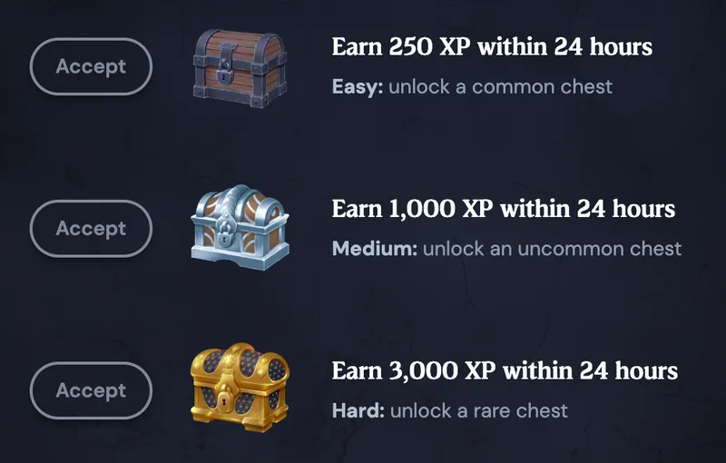 new chest icons on boot.dev
