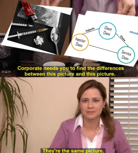 pam with heroin injections dependency injection